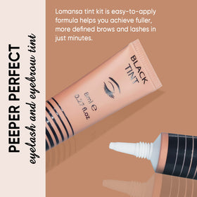 Lomansa Lash Color Kit black colour cream close-up