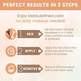 Lomansa Lash Color Kit gloves and stirring tool