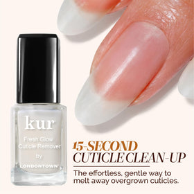 LONDONTOWN Fresh Glow Cuticle Remover bottle with cap