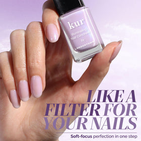 LONDONTOWN Illuminating Nail Concealer Lavender bottle side view