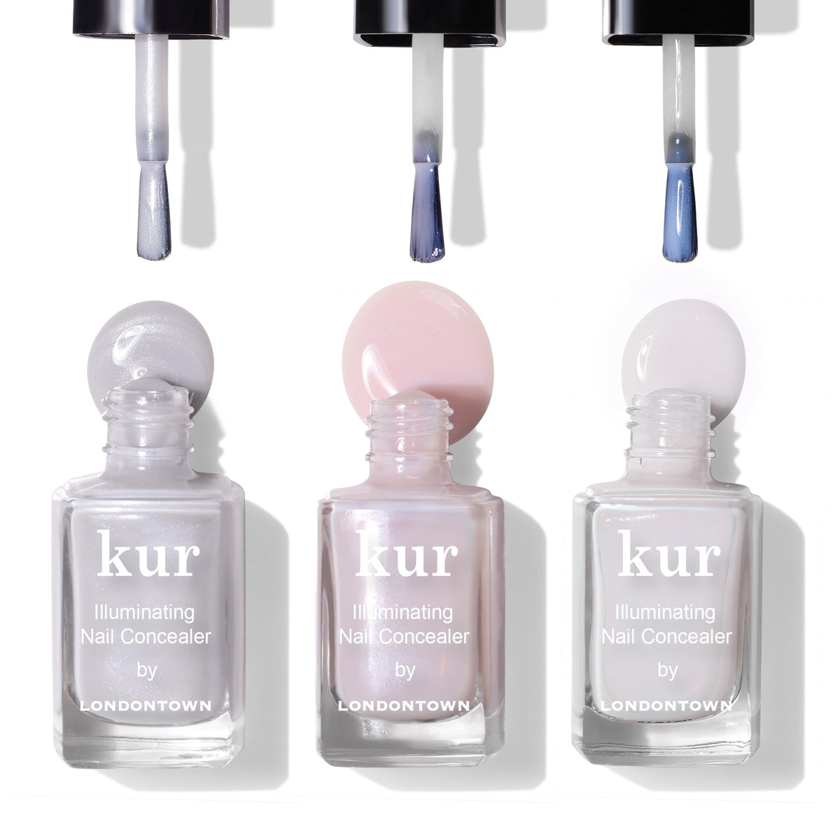 LONDONTOWN kur Nail Concealer beside nail care tools