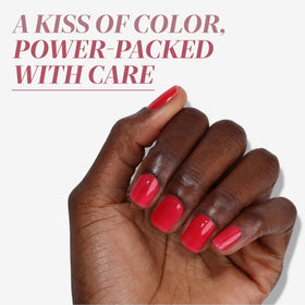 LONDONTOWN kur Perfecting Nail Veil Sheer Poppy Red bottle with brush