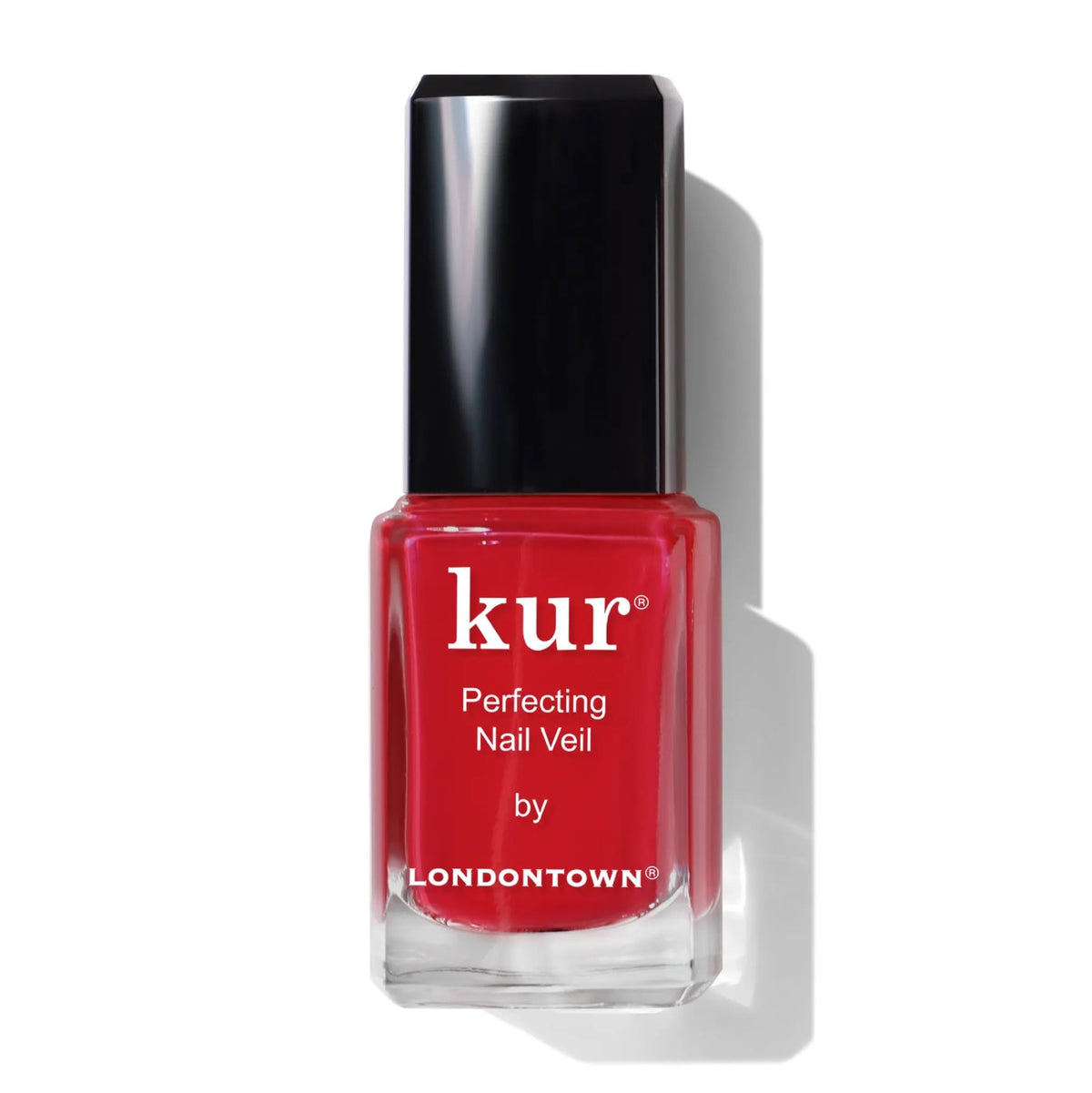 LONDONTOWN kur Perfecting Nail Veil Sheer Poppy Red front view