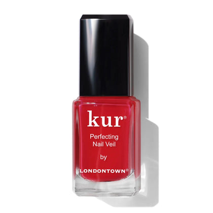 LONDONTOWN kur Perfecting Nail Veil Sheer Poppy Red front view