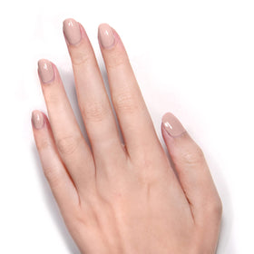 LONDONTOWN lakur Nail Polish Café Au Lait with base and top coats