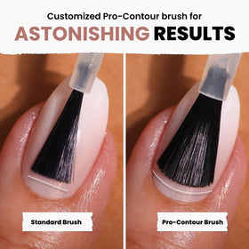 LONDONTOWN Lakur Nail Polish Crowning Crumpet with base and top coat