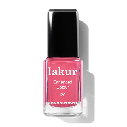 LONDONTOWN lakur Nail Polish Electric Flamingo front view