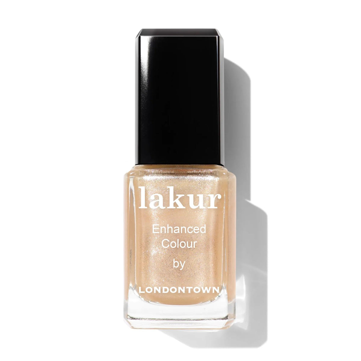 LONDONTOWN Lakur Nail Polish Isla Bonita front view in glass bottle