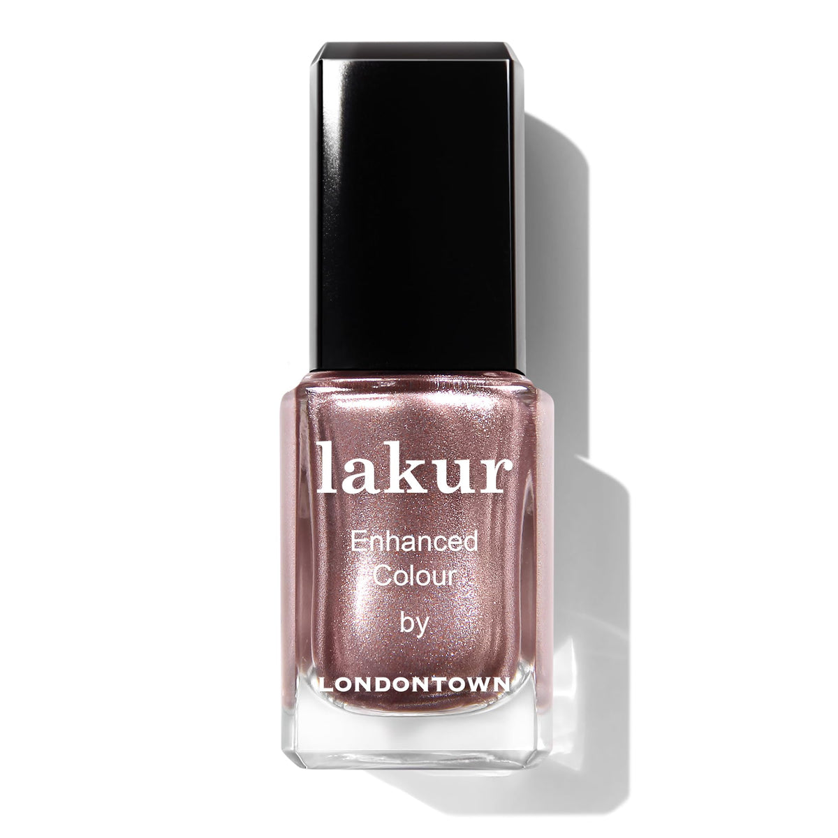 LONDONTOWN lakur Nail Polish Kissed by Rose Gold front view