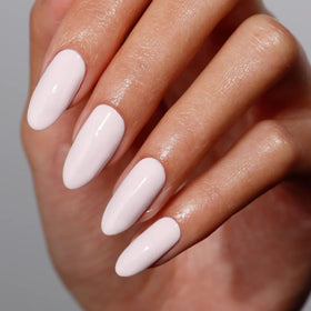 LONDONTOWN lakur Nail Polish Macaroon at Noon swatch on skin