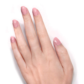 LONDONTOWN lakur Nail Polish Mauve Over bottle side view