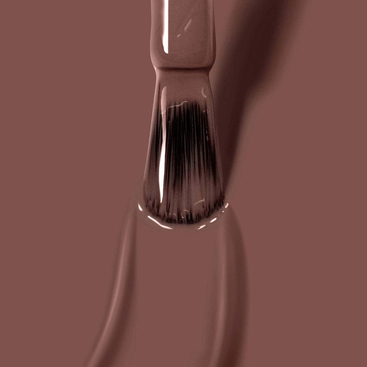 LONDONTOWN lakur Nail Polish Mudslide brush close-up