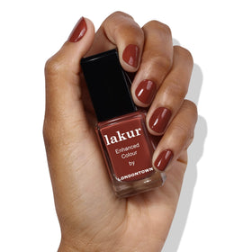 LONDONTOWN lakur Nail Polish Oud Mood bottle side view
