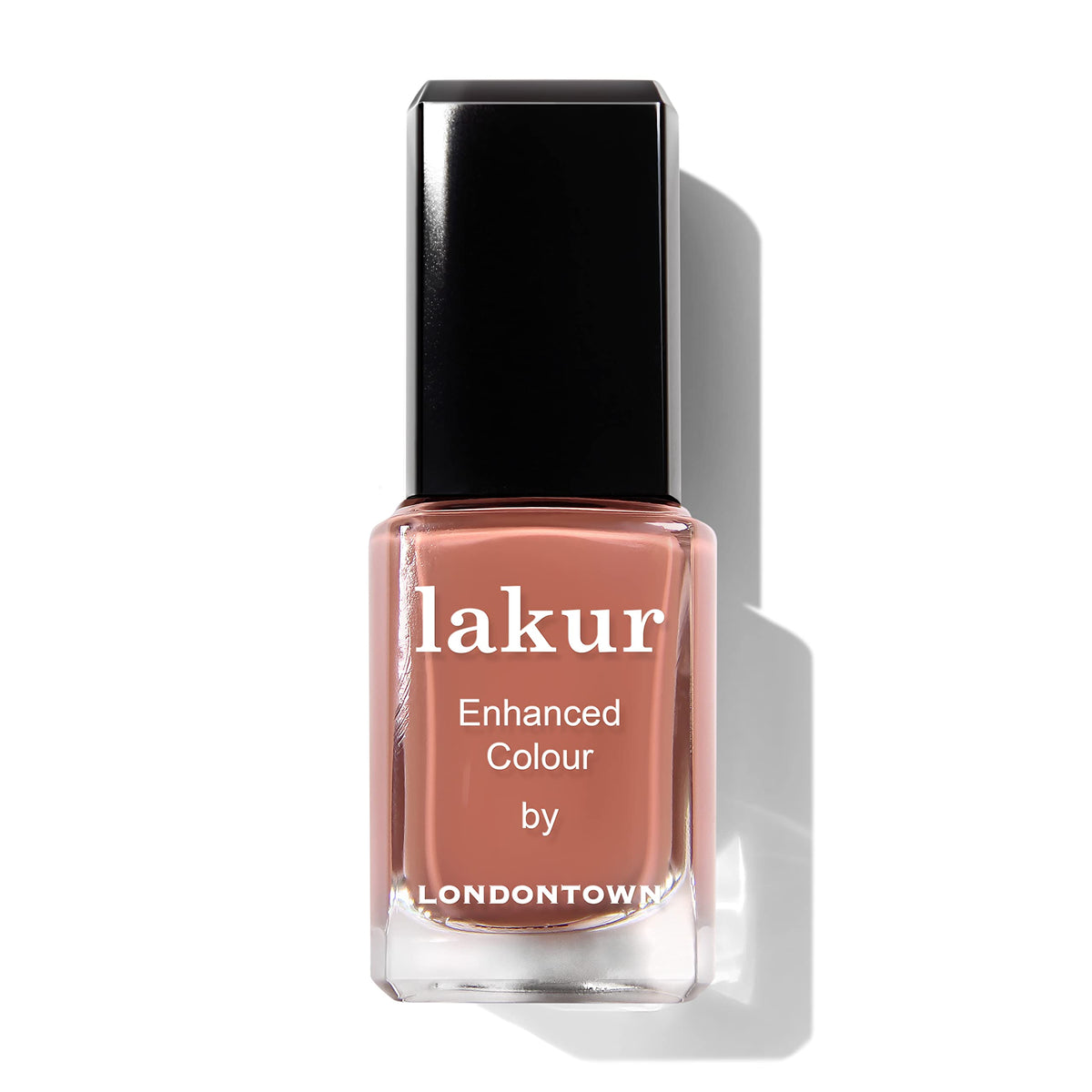 LONDONTOWN lakur Nail Polish Pecan Pie in lifestyle setting