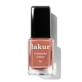 LONDONTOWN lakur Nail Polish Pecan Pie in lifestyle setting