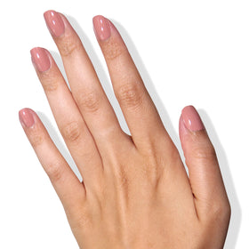 LONDONTOWN lakur Nail Polish Pink Sands applied on nails