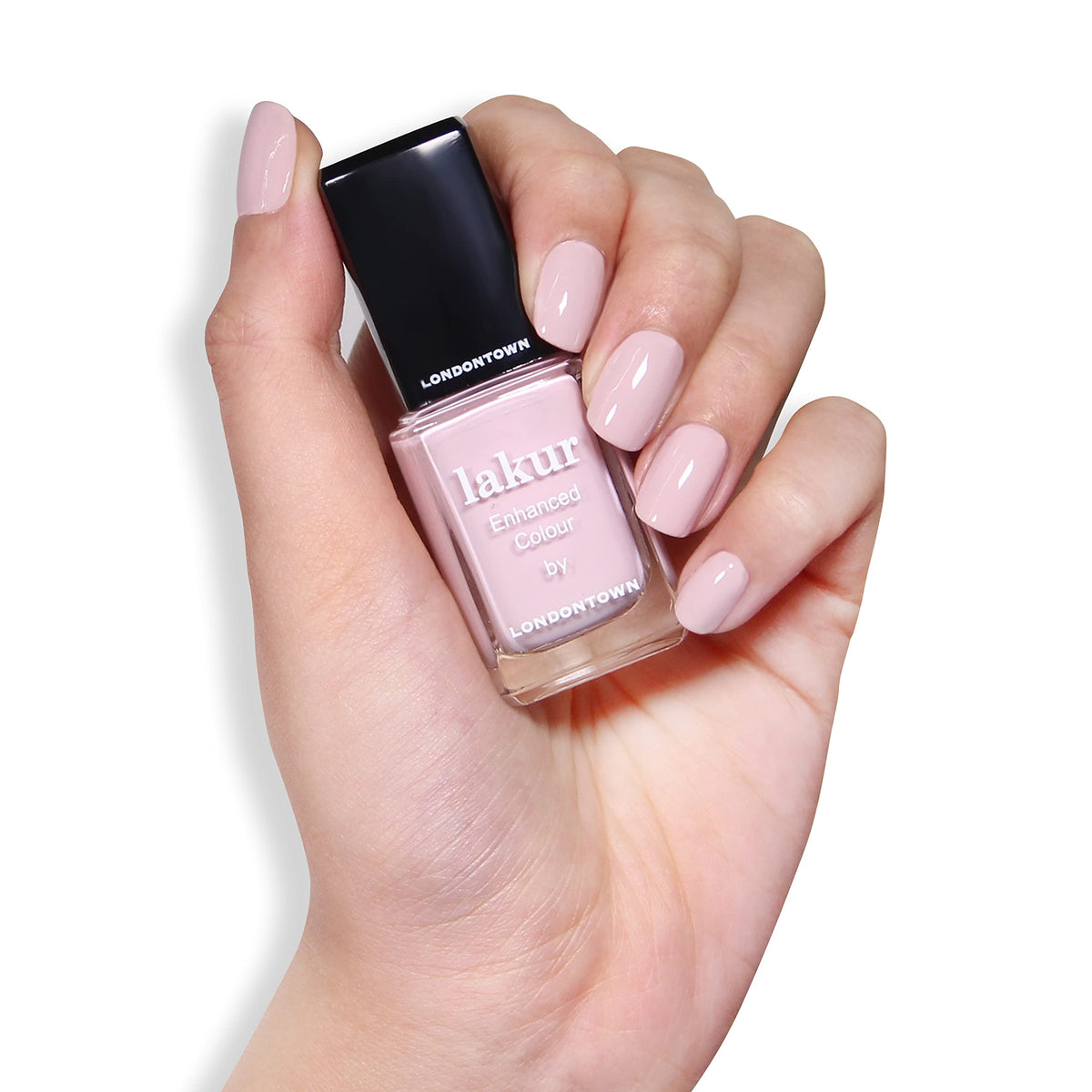 LONDONTOWN lakur Nail Polish Rosewater close-up of colour