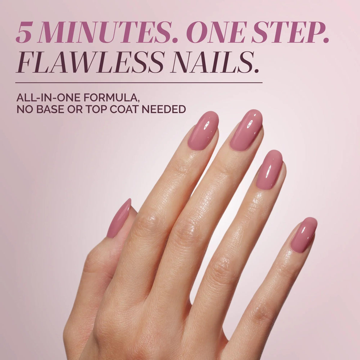 LONDONTOWN Perfecting Nail Veil #11 Fig applied on nails