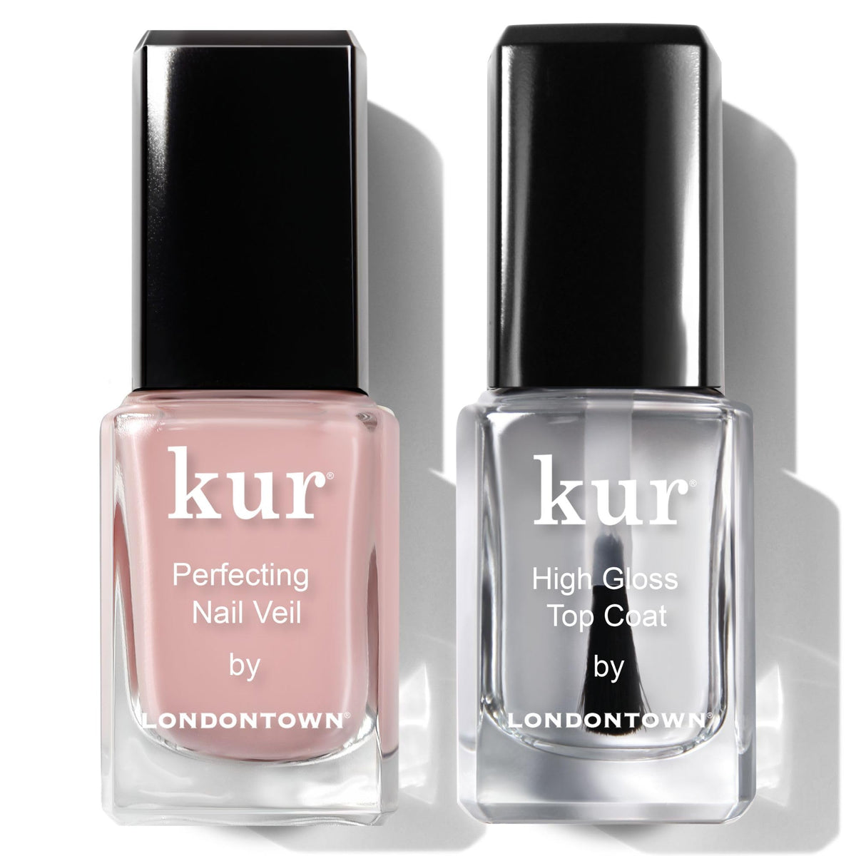 LONDONTOWN Perfecting Nail Veil Dusty Rose Tint front view