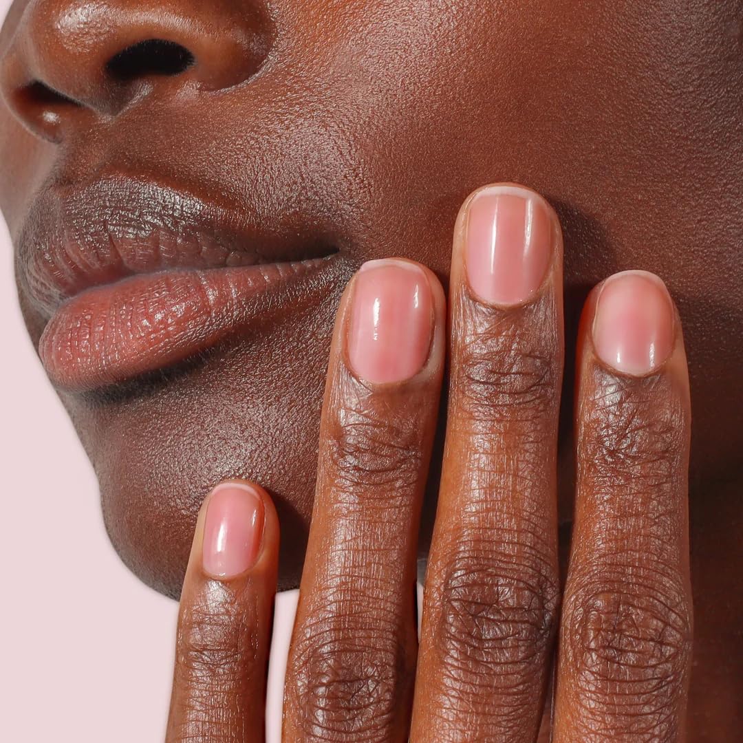 LONDONTOWN Sheer Strength Nail Blush Hibiscus with nail care tools