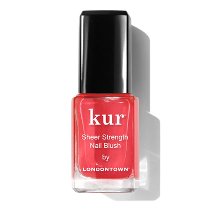 LONDONTOWN Sheer Strength Nail Blush Poppy front view