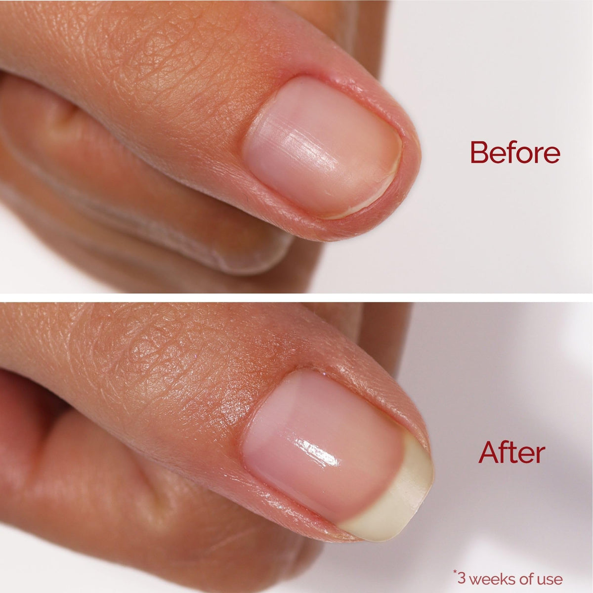 LONDONTOWN Sheer Strength Nail Blush Poppy in a hand care setting