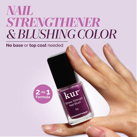 LONDONTOWN Sheer Strength Nail Blush with applicator brush