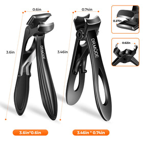 Long handle nail clippers designed for comfort