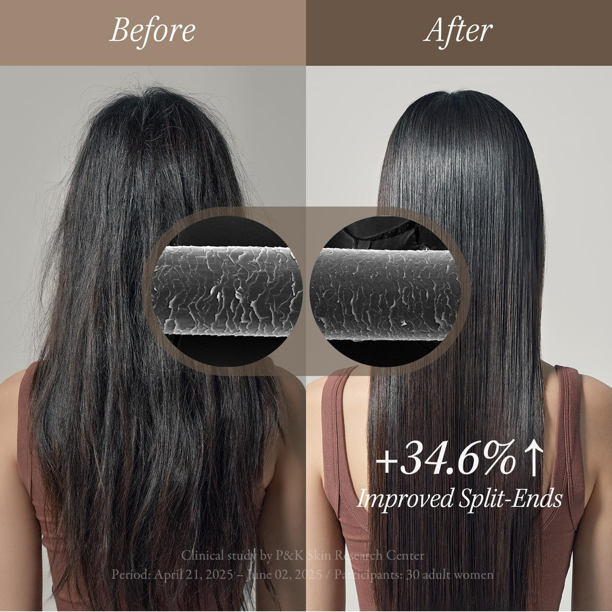 LONGTAKE Hair Fragrance Oil Sandalwood application on hair