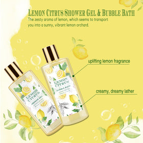 Loofah back scrubber and bath sponge included in the gift set