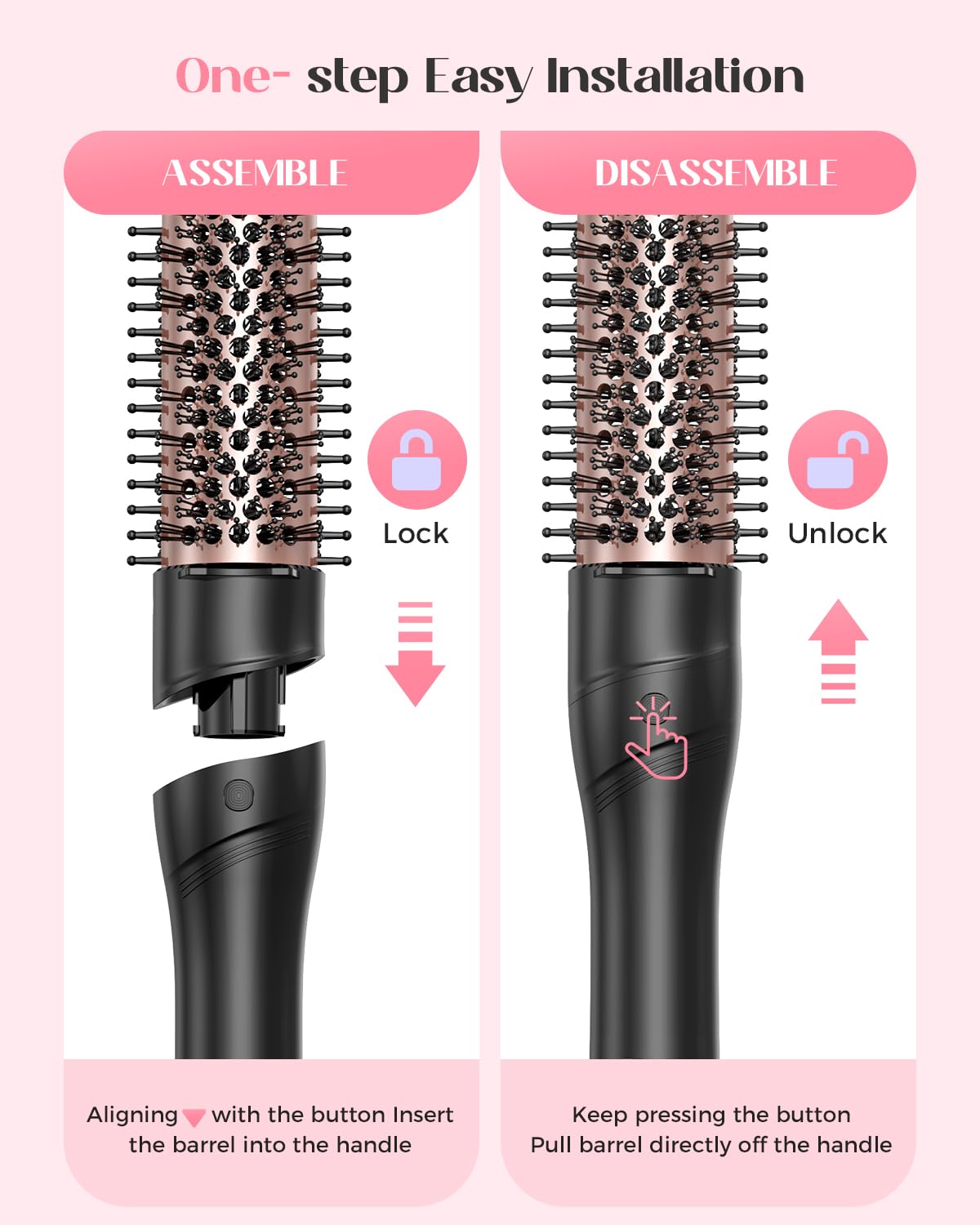 Lopeie curling iron set packaging and contents
