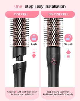 Lopeie curling iron set packaging and contents