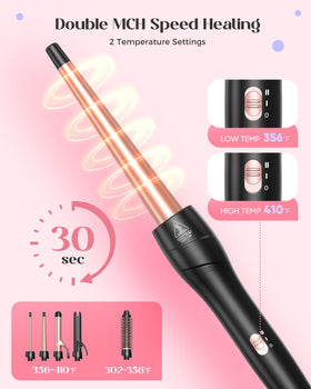Lopeie thermal brush included in the curling iron set