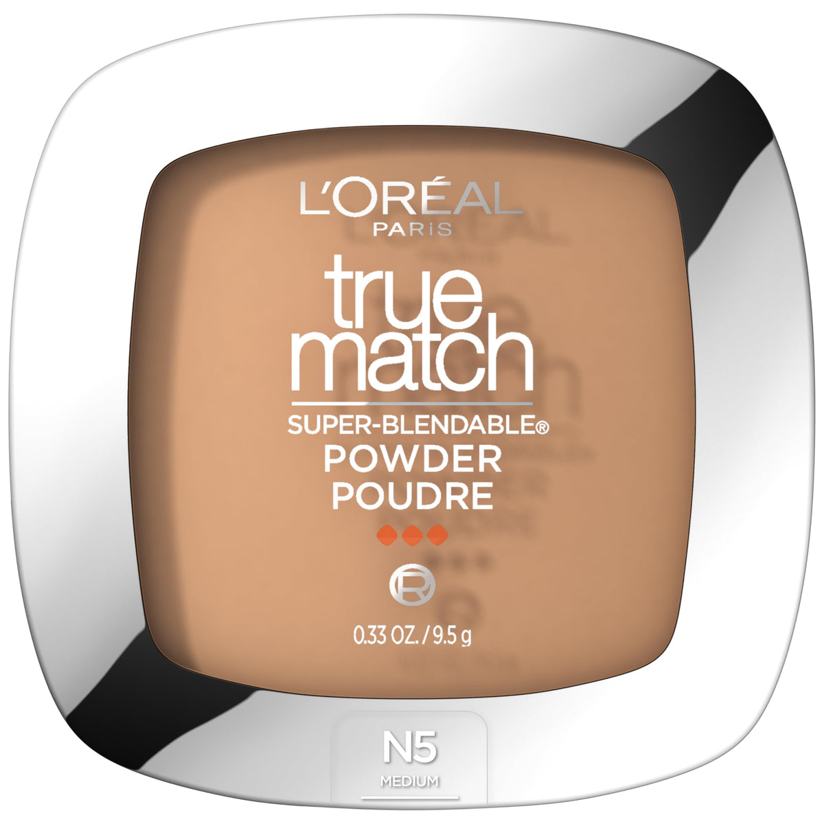 Loreal True Match Powder Foundation N5 Medium front view