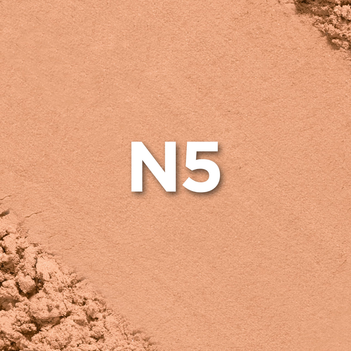 Loreal True Match Powder Foundation N5 Medium with swatch on skin