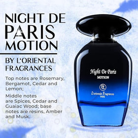 LOrientale Fragrances Night De Paris bottle with gift box