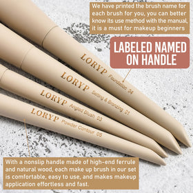 LORYP eye brushes for eyeshadow and eyeliner