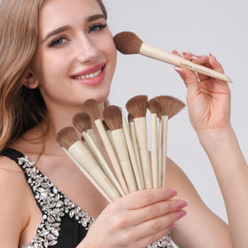 LORYP makeup brushes with user guide book