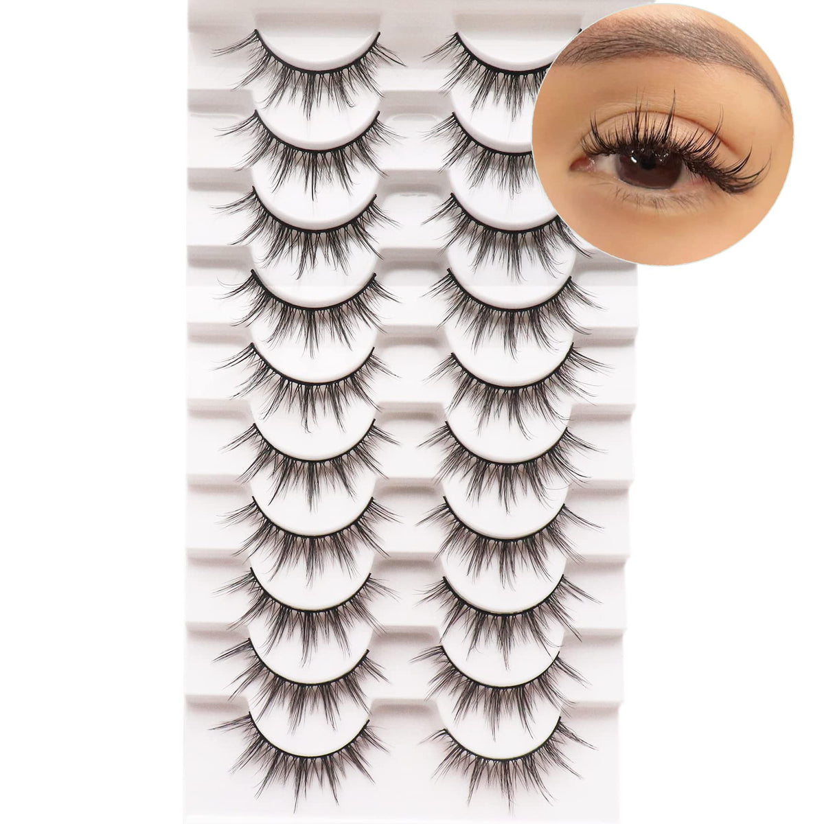 Losha Manga Lashes packaging with product details
