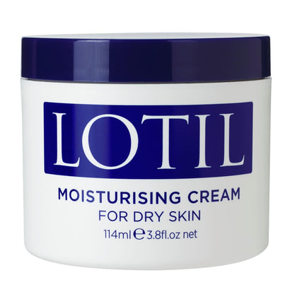 Lotil Original Cream 114ml jar front view with cream texture