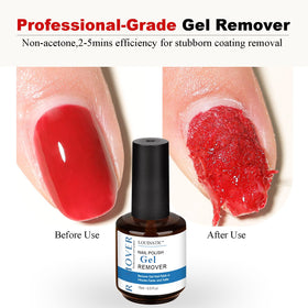 LOUINSTIC Gel Nail Polish Remover Kit packaging with instructions