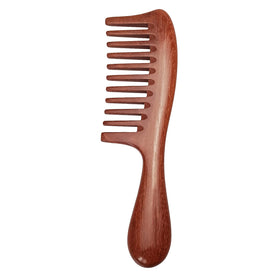 Louise Maelys Wide Tooth Comb front view with polished surface
