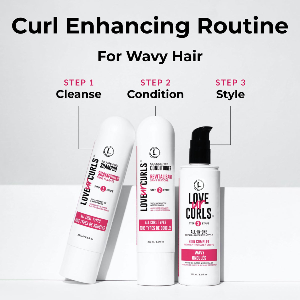 Love Ur Curls Curly Hair Conditioner front view