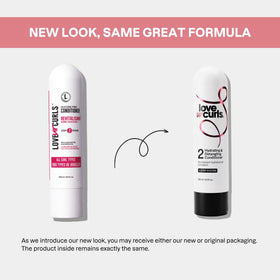 Love Ur Curls Curly Hair Conditioner side view showing packaging