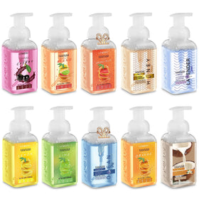 LOVERY Foaming Hand Soap 10 Pack with Citrus Blend fragrances