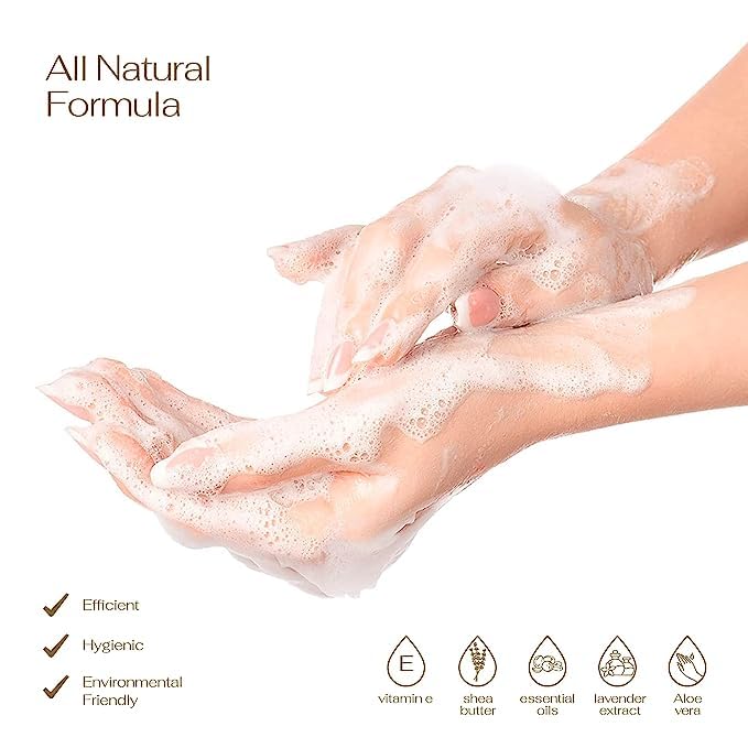 LOVERY Foaming Hand Soap with Aloe Vera ingredients