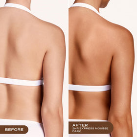Loving Tan 2 HR Express Self Tanning Mousse Dark bottle back view