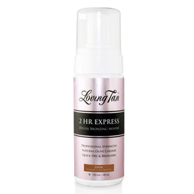 Loving Tan 2 HR Express Self Tanning Mousse Dark bottle front view