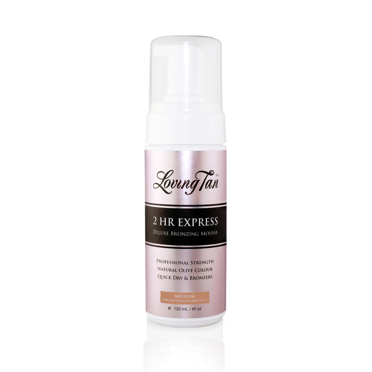 Loving Tan 2 HR Express Self Tanning Mousse Medium front view