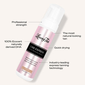 Loving Tan 2 HR Express Self Tanning Mousse Medium lifestyle application